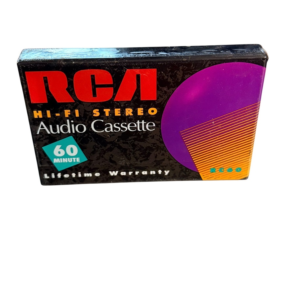 RCA Hi-Fi Stereo Audio Cassette 60 Minute Blank Tape Type I Normal Bias RC60 New